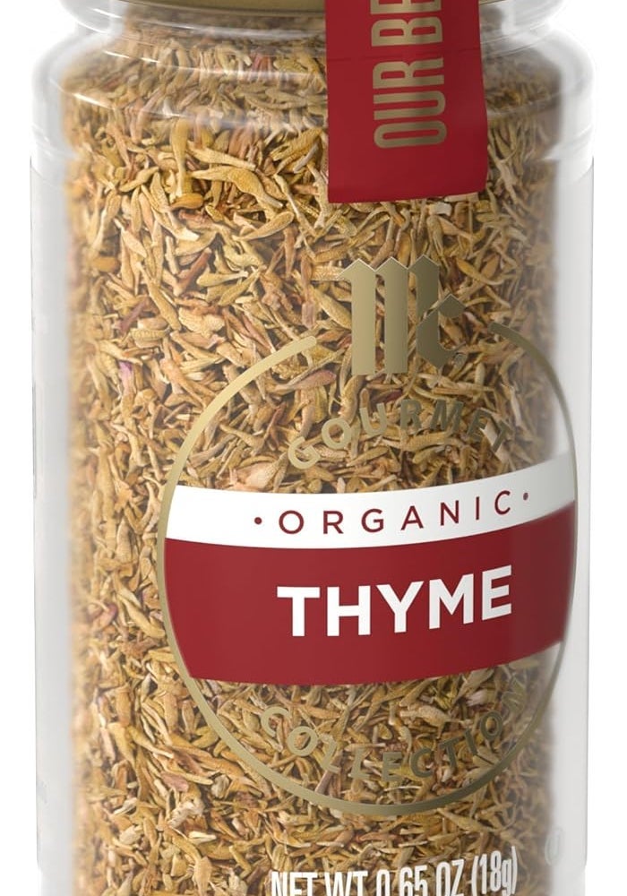 mccormick_gourmet McCormick Gourmet Organic Thyme - 0.65 oz (Pack of 3) - Image 1
